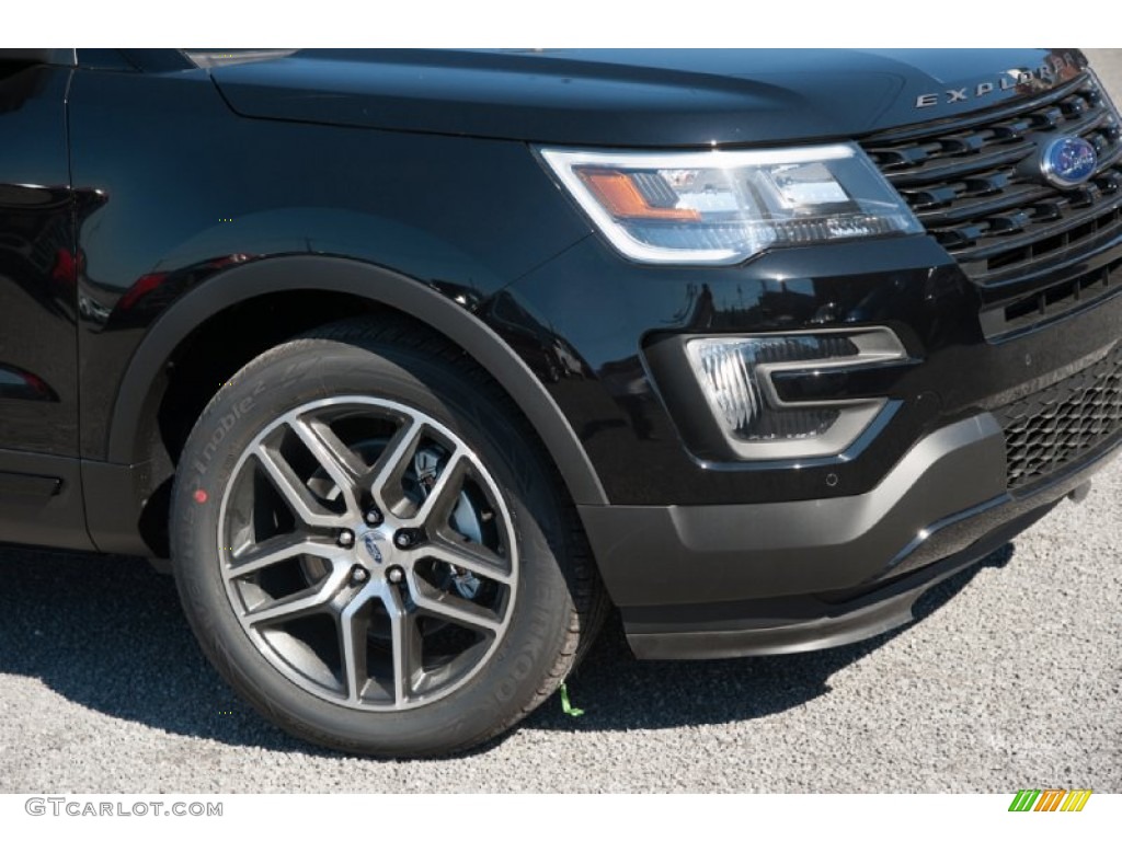 2016 Explorer Sport 4WD - Shadow Black / Ebony Black photo #2