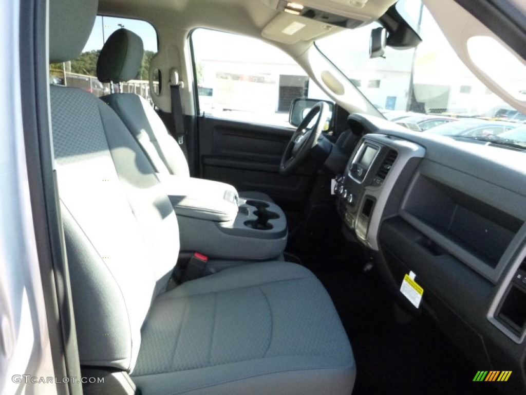 2015 1500 Express Crew Cab 4x4 - Bright Silver Metallic / Black/Diesel Gray photo #11