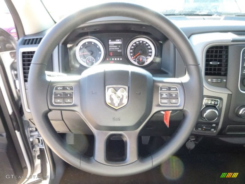 2015 1500 Express Crew Cab 4x4 - Bright Silver Metallic / Black/Diesel Gray photo #17