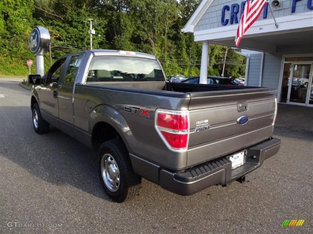 2010 F150 STX SuperCab 4x4 - Sterling Grey Metallic / Medium Stone photo #5