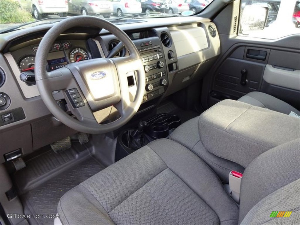 2010 F150 STX SuperCab 4x4 - Sterling Grey Metallic / Medium Stone photo #11