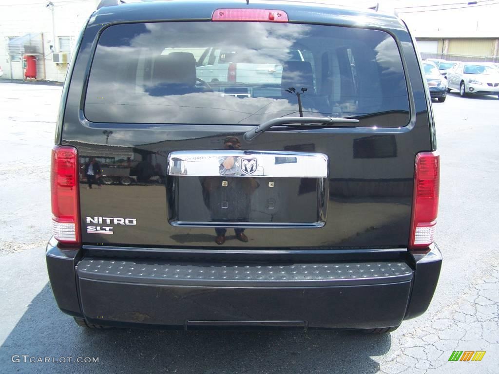 2007 Nitro SLT - Black / Dark Slate Gray photo #4