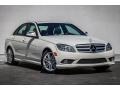 Arctic White 2009 Mercedes-Benz C 300 Luxury Exterior
