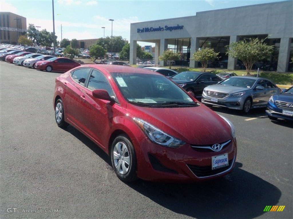 2016 Elantra SE - Red / Gray photo #1