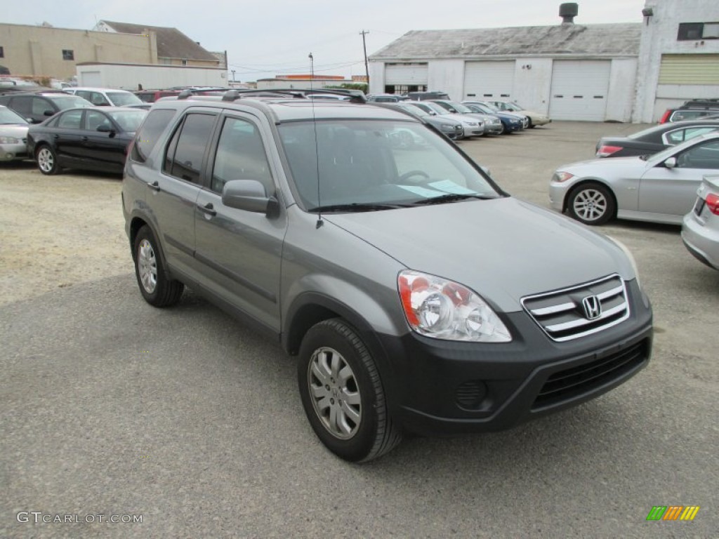2006 CR-V EX 4WD - Silver Moss Metallic / Black photo #1