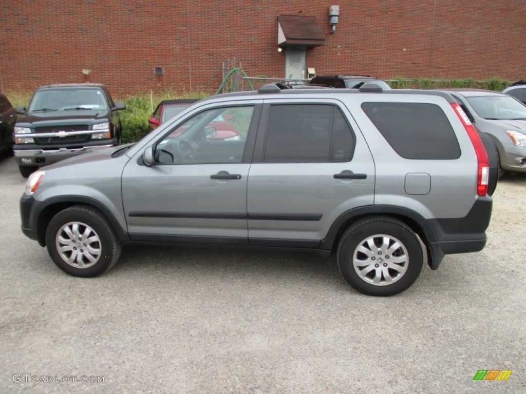 2006 CR-V EX 4WD - Silver Moss Metallic / Black photo #7