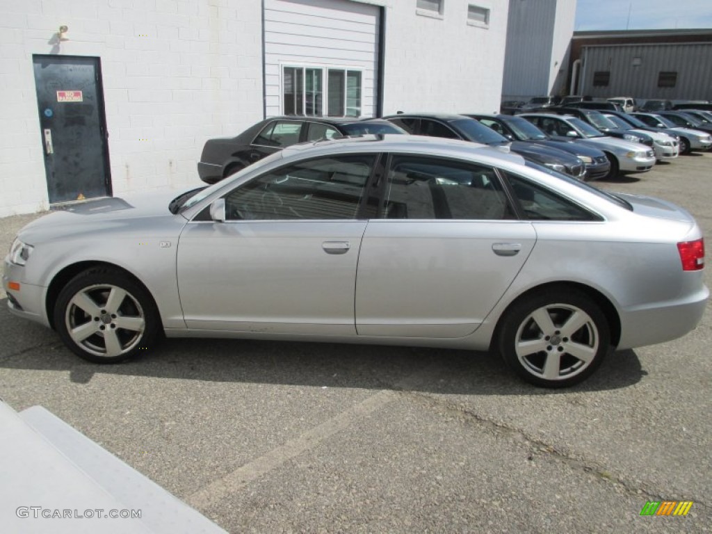 2008 A6 3.2 quattro Sedan - Light Silver Metallic / Black photo #7