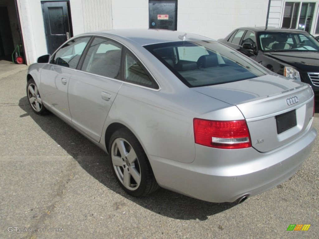 2008 A6 3.2 quattro Sedan - Light Silver Metallic / Black photo #12