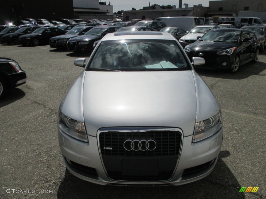 2008 A6 3.2 quattro Sedan - Light Silver Metallic / Black photo #13