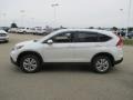 2014 White Diamond Pearl Honda CR-V EX AWD  photo #4