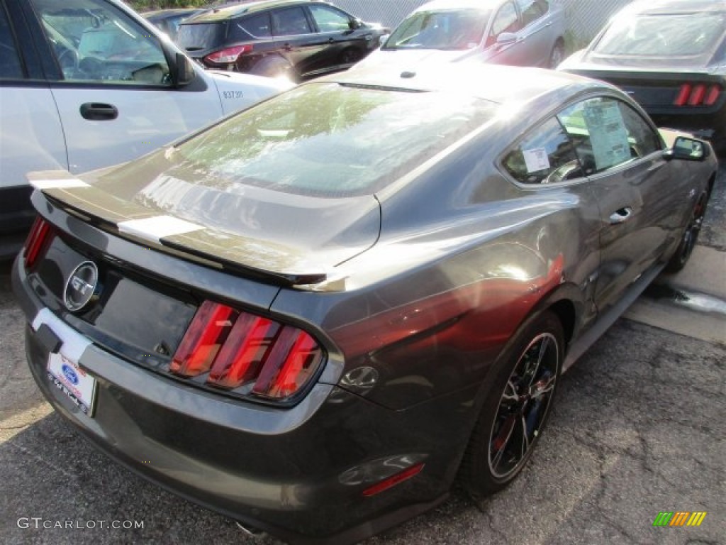 2016 Mustang GT Premium Coupe - Magnetic Metallic / Ebony photo #6