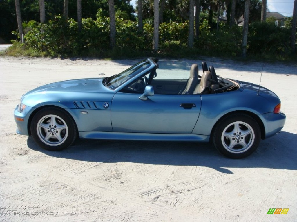 1999 Z3 2.3 Roadster - Atlanta Blue Metallic / Beige photo #4