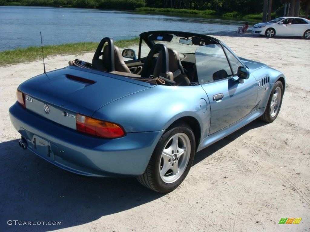 1999 Z3 2.3 Roadster - Atlanta Blue Metallic / Beige photo #7