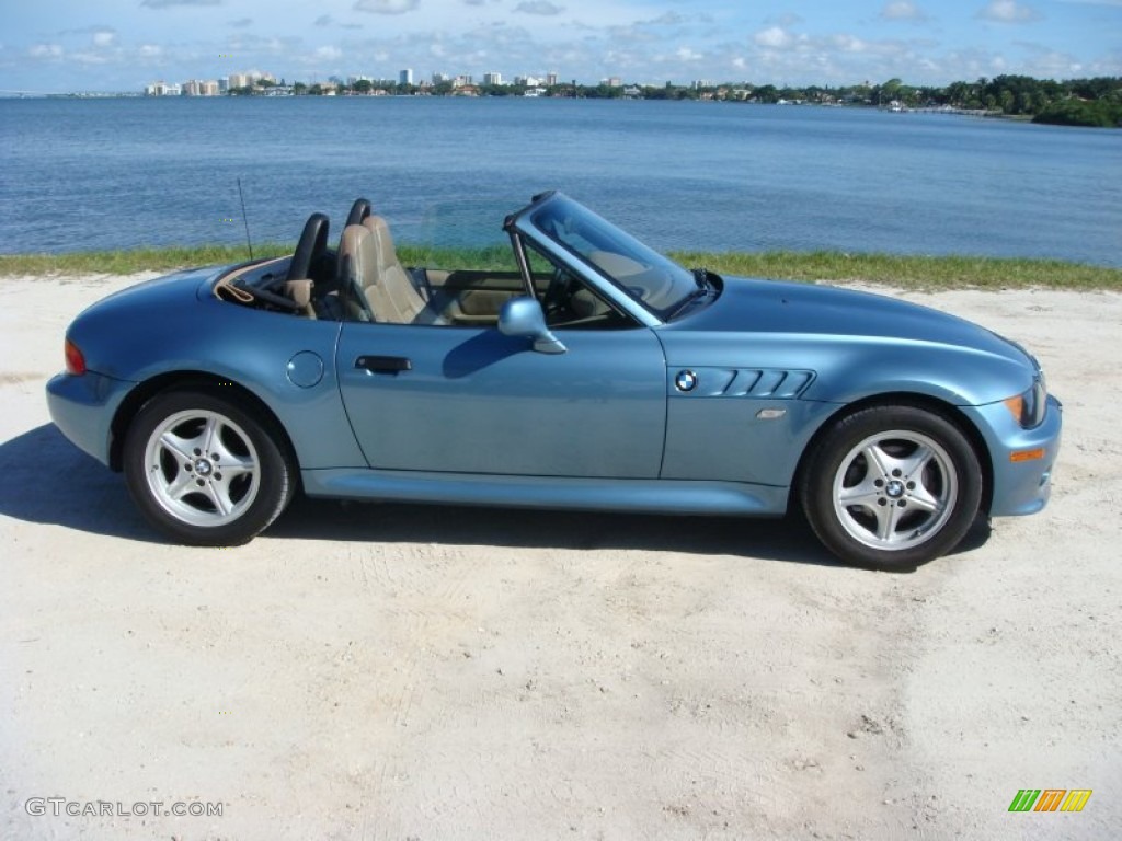 Atlanta Blue Metallic 1999 BMW Z3 2.3 Roadster Exterior Photo #107458687