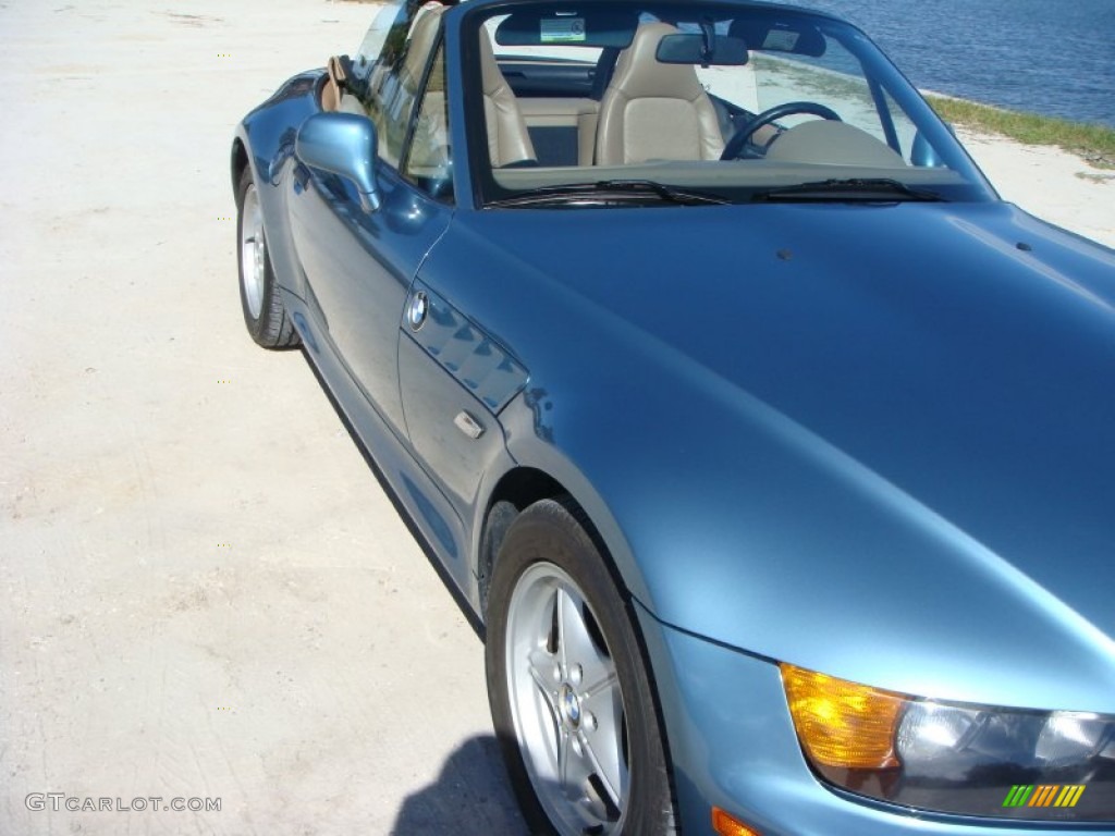 1999 Z3 2.3 Roadster - Atlanta Blue Metallic / Beige photo #9