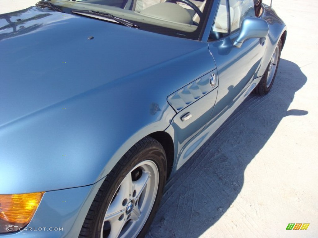1999 Z3 2.3 Roadster - Atlanta Blue Metallic / Beige photo #10