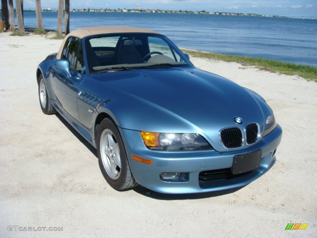 1999 Z3 2.3 Roadster - Atlanta Blue Metallic / Beige photo #26
