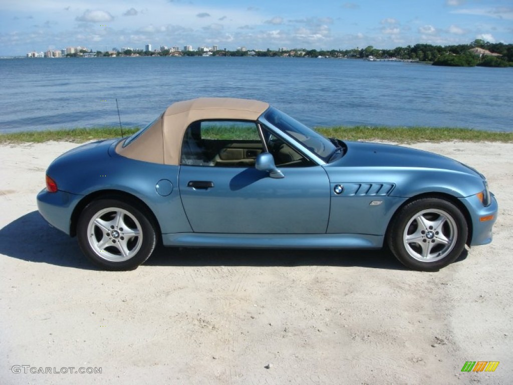 1999 Z3 2.3 Roadster - Atlanta Blue Metallic / Beige photo #27