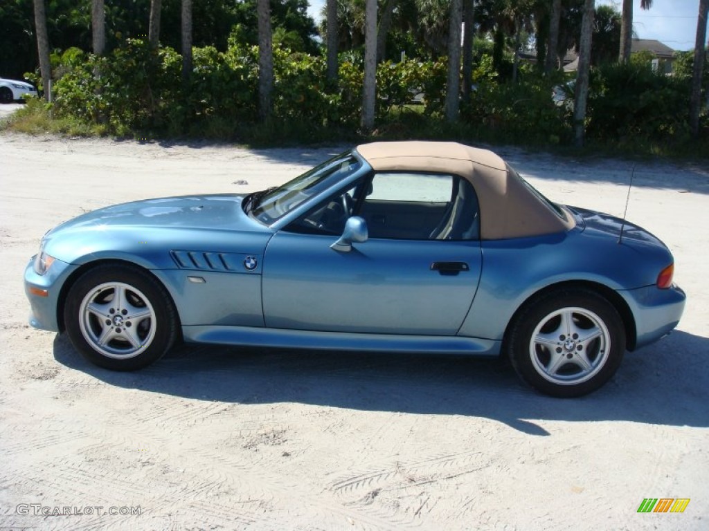 1999 Z3 2.3 Roadster - Atlanta Blue Metallic / Beige photo #31
