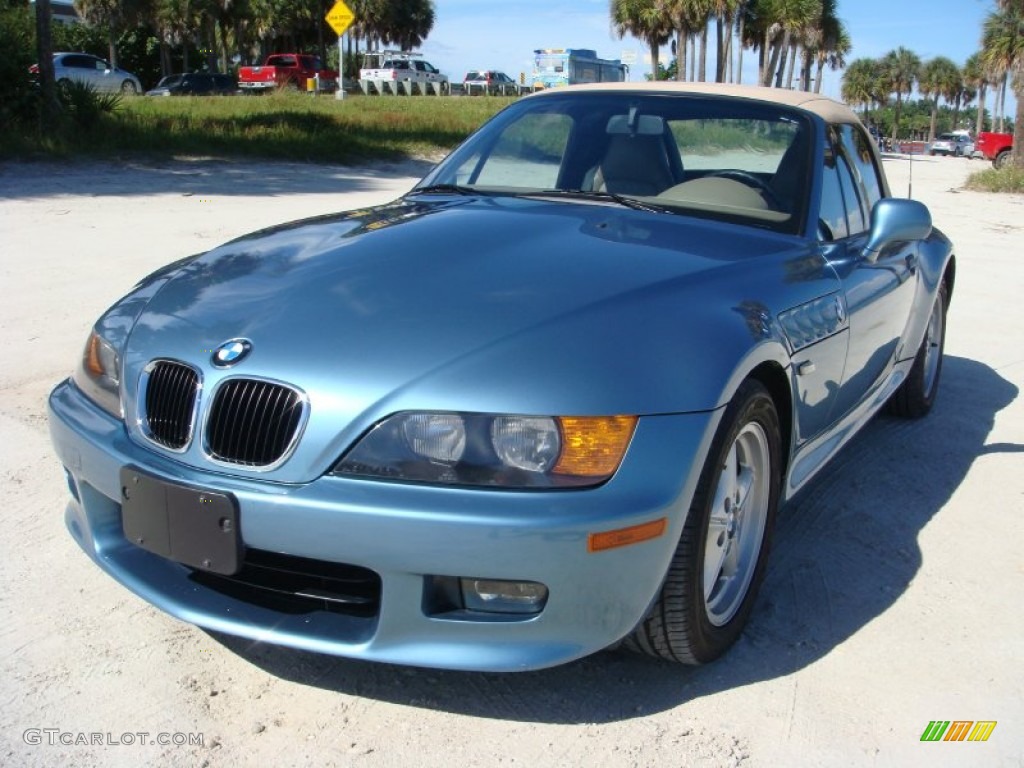 1999 Z3 2.3 Roadster - Atlanta Blue Metallic / Beige photo #36