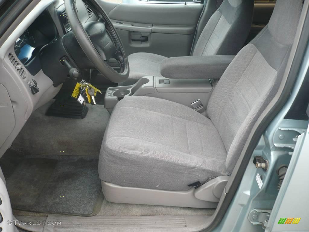 1996 Explorer XLT 4x4 - Light Willow Green Metallic / Grey photo #6