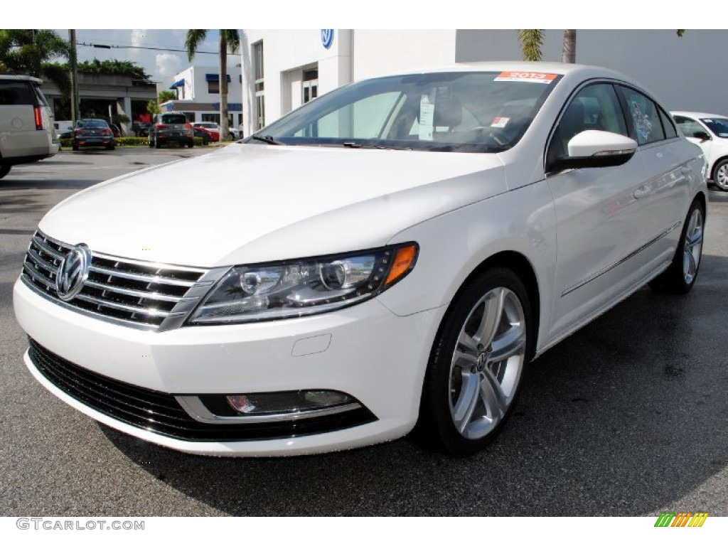 2013 CC Sport Plus - Candy White / Desert Beige/Black photo #2