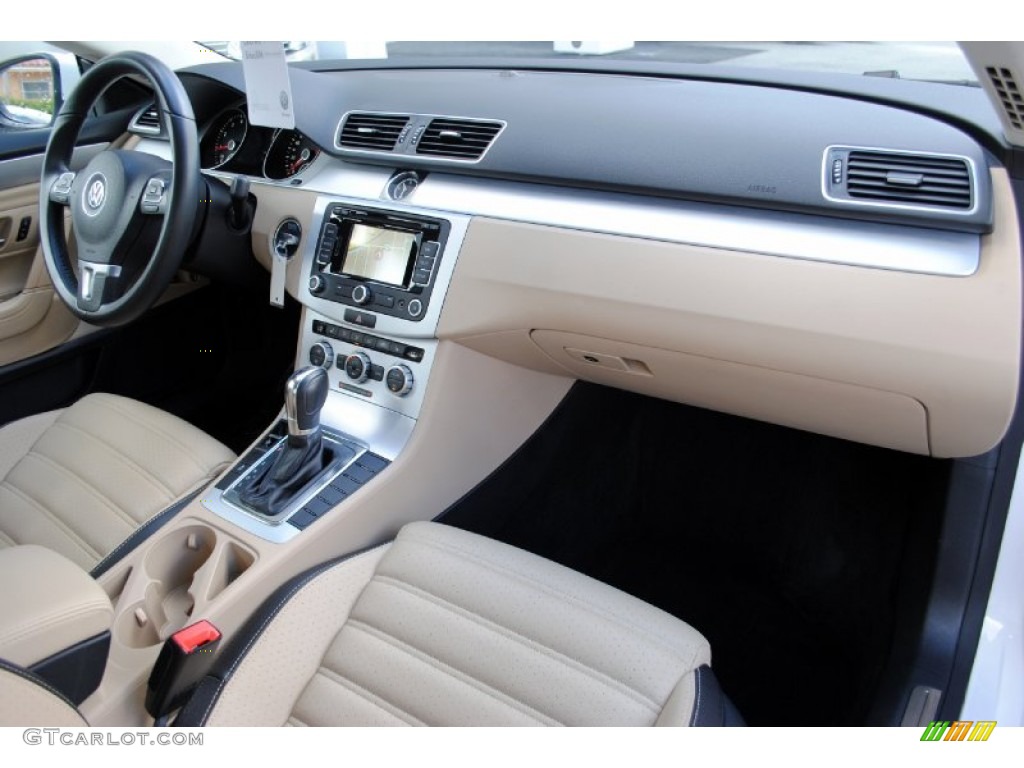 2013 CC Sport Plus - Candy White / Desert Beige/Black photo #17