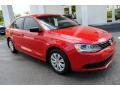 Tornado Red 2014 Volkswagen Jetta S Sedan Exterior