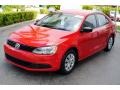 2014 Tornado Red Volkswagen Jetta S Sedan  photo #4