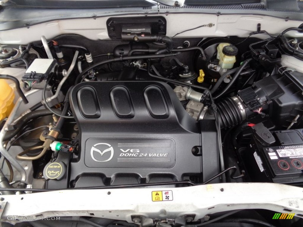 2004 Mazda Tribute LX V6 Engine Photos