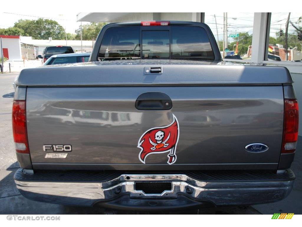 2002 F150 XLT SuperCab - Dark Shadow Grey Metallic / Dark Graphite photo #10