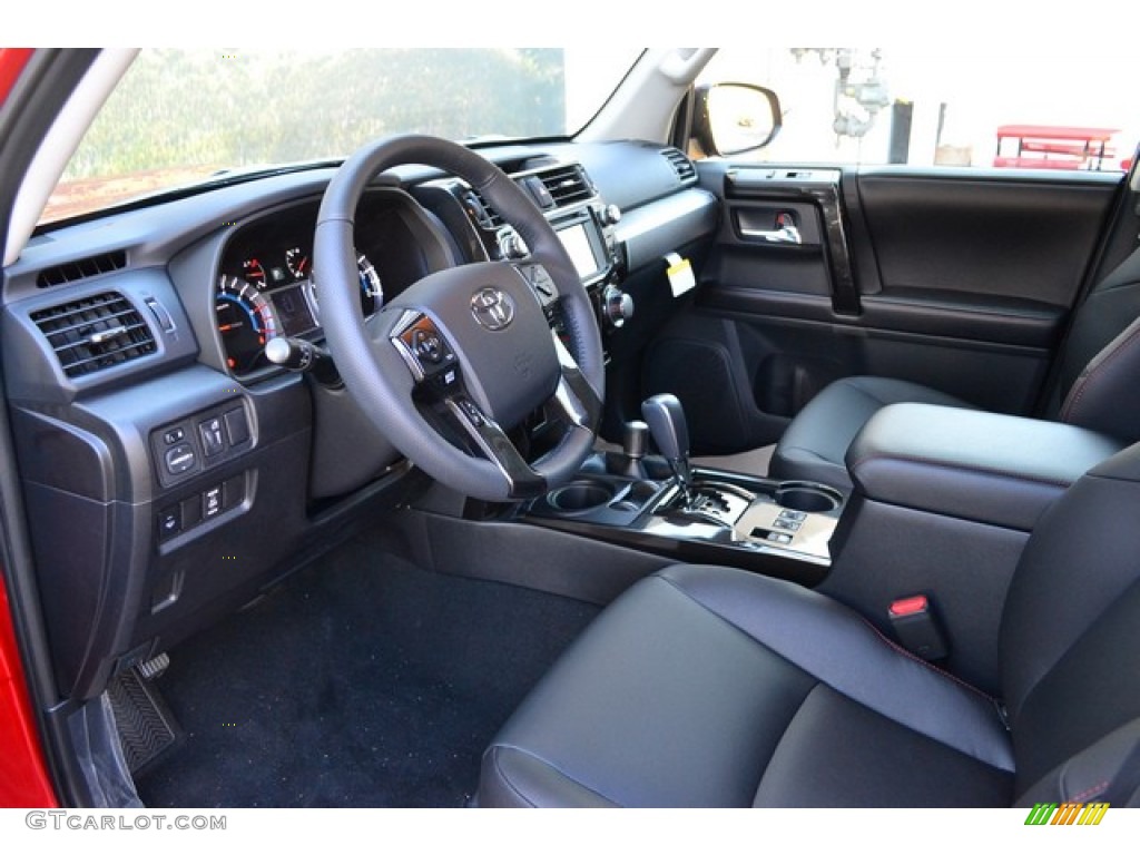 Black Interior 2016 Toyota 4Runner Trail Premium 4x4 Photo #107463386