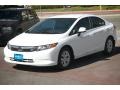 Taffeta White - Civic LX Sedan Photo No. 8