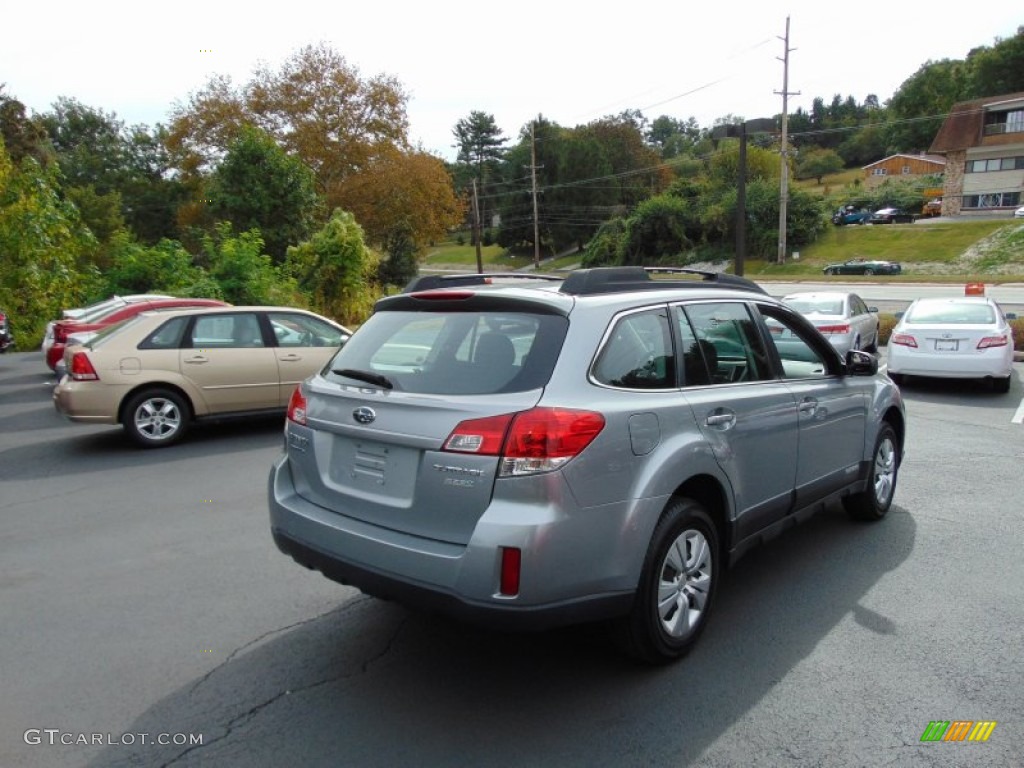 2011 Outback 2.5i Wagon - Steel Silver Metallic / Off Black photo #3