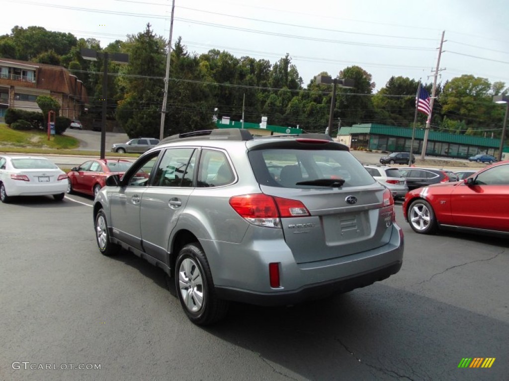 2011 Outback 2.5i Wagon - Steel Silver Metallic / Off Black photo #5