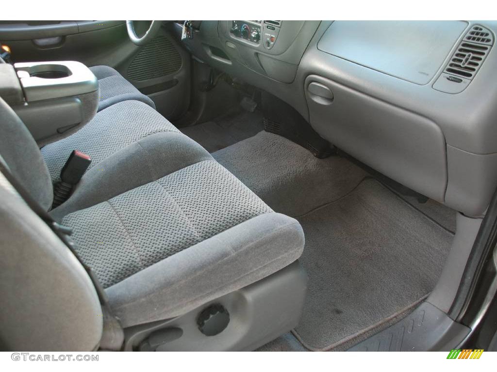 2002 F150 XLT SuperCab - Dark Shadow Grey Metallic / Dark Graphite photo #23