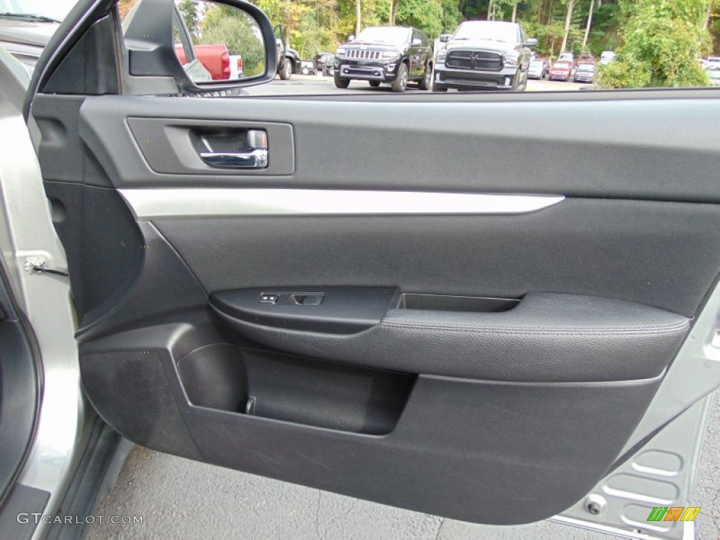 2011 Subaru Outback 2.5i Wagon Off Black Door Panel Photo #107464733