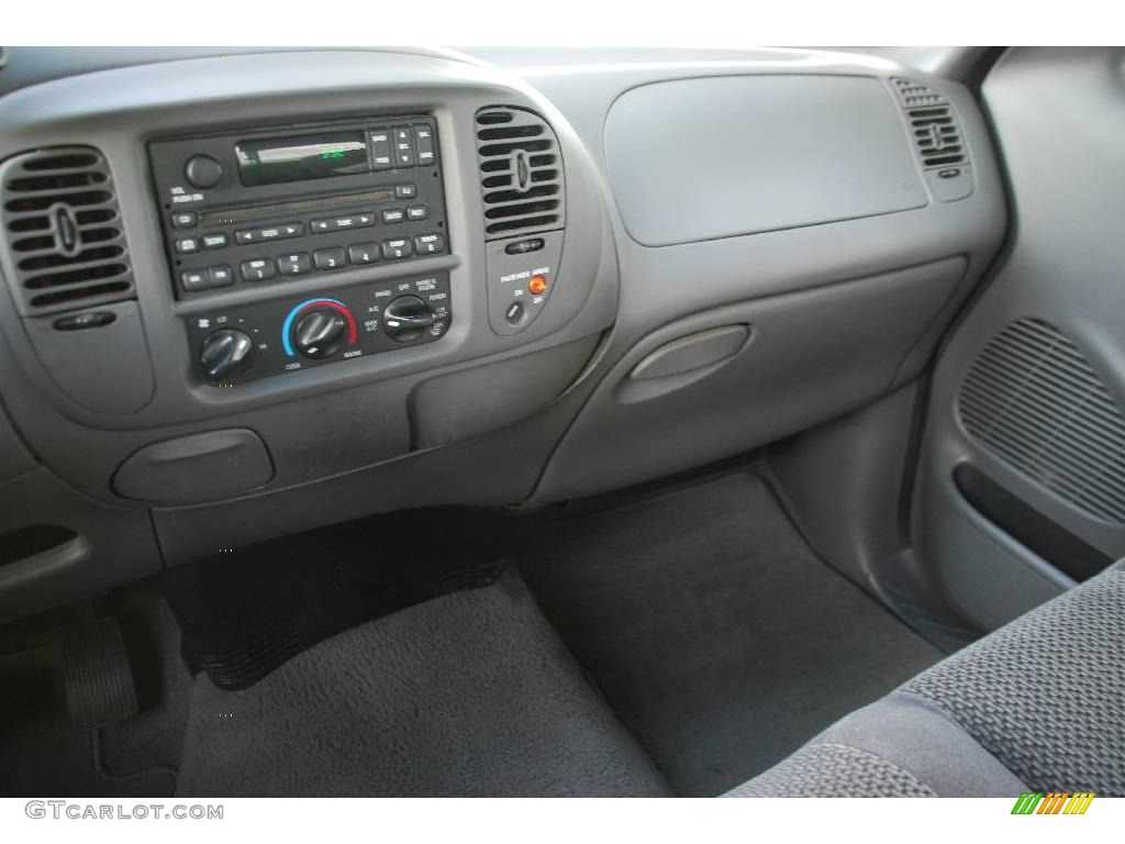 2002 F150 XLT SuperCab - Dark Shadow Grey Metallic / Dark Graphite photo #25