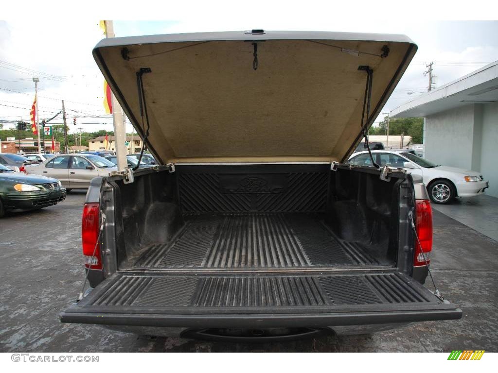 2002 F150 XLT SuperCab - Dark Shadow Grey Metallic / Dark Graphite photo #28