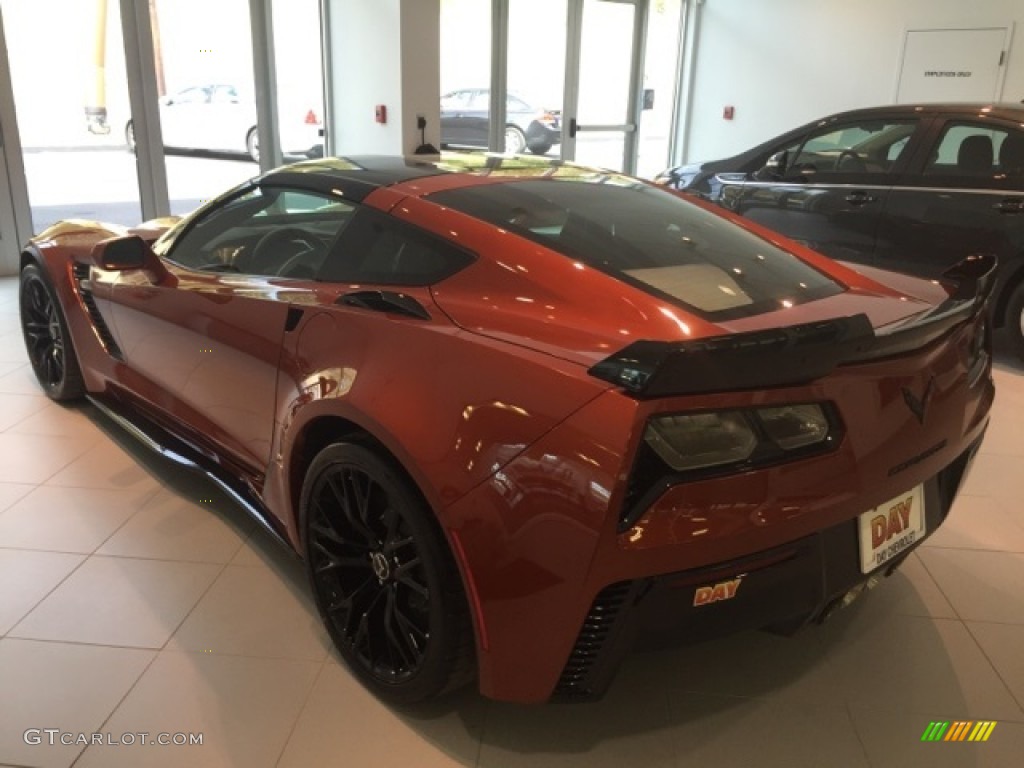 2015 Corvette Z06 Coupe - Daytona Sunrise Orange Metallic / Jet Black photo #10