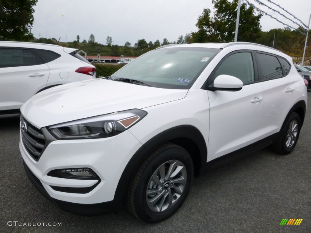 Winter White 2016 Hyundai Tucson SE AWD Exterior Photo #107467415