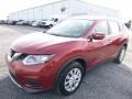 2015 Cayenne Red Nissan Rogue S AWD  photo #10