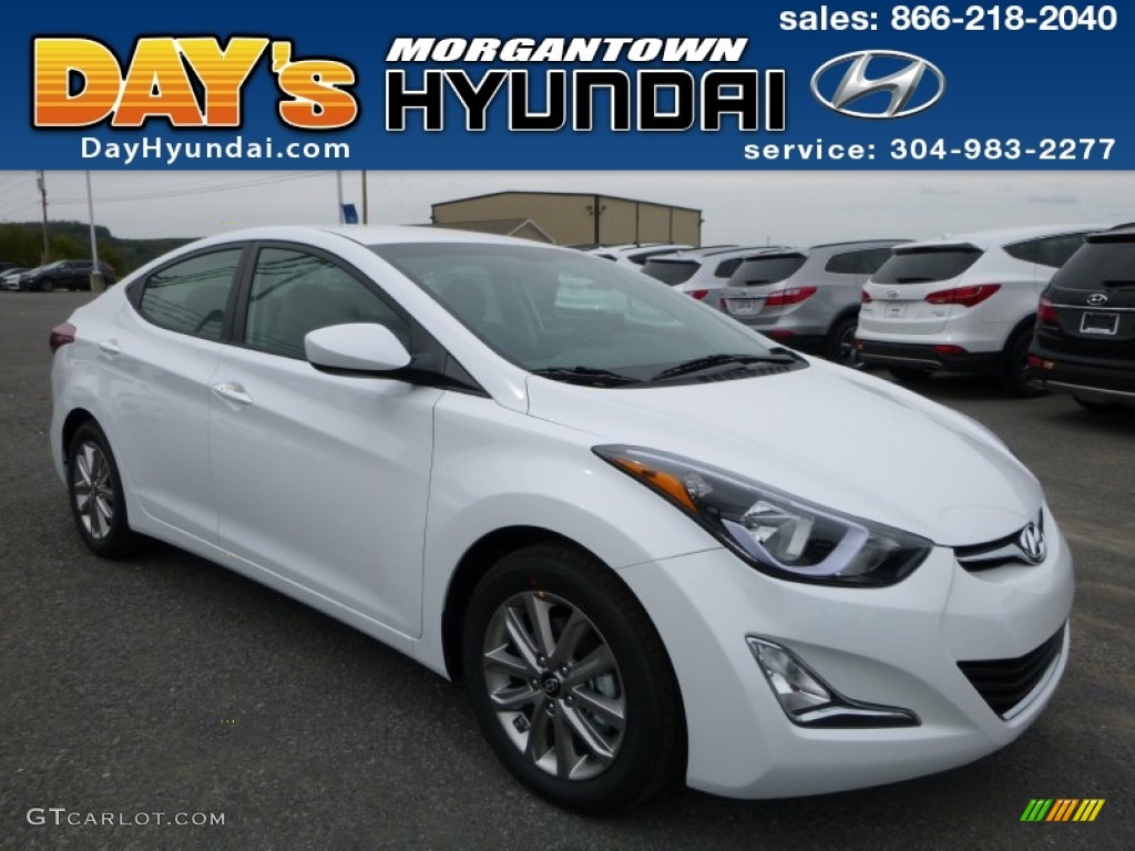 2016 Elantra SE - White / Gray photo #1