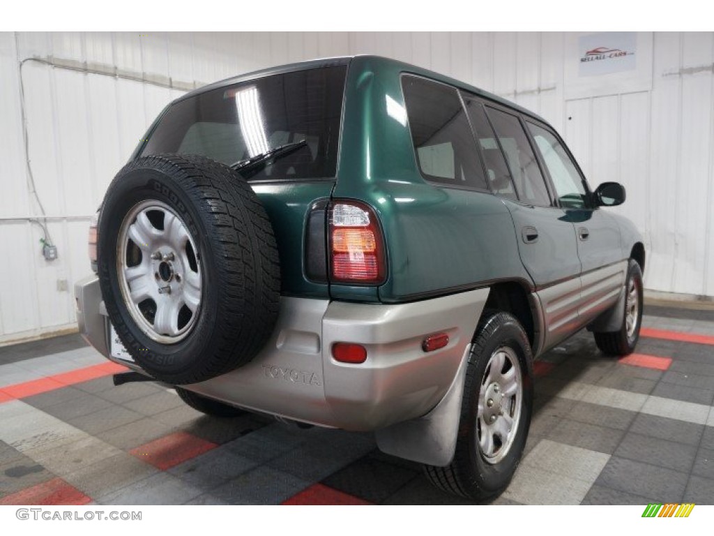 2000 RAV4 4WD - Deep Jewel Green / Gray photo #8