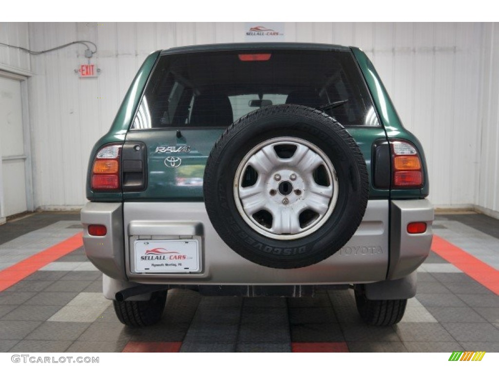 2000 RAV4 4WD - Deep Jewel Green / Gray photo #9