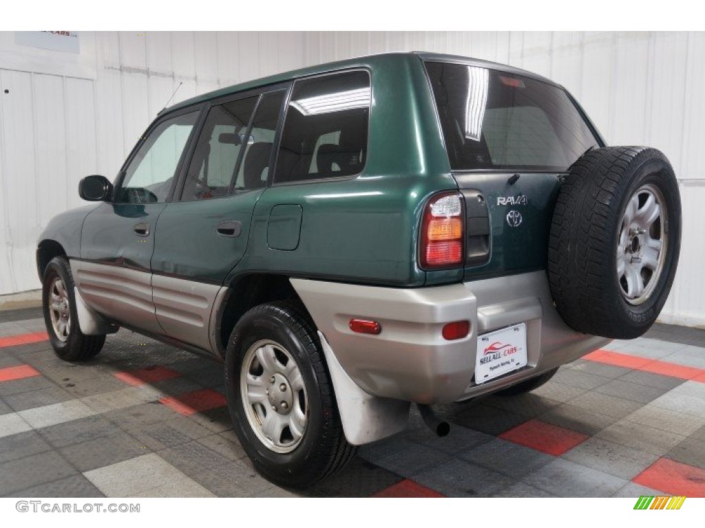 2000 RAV4 4WD - Deep Jewel Green / Gray photo #10