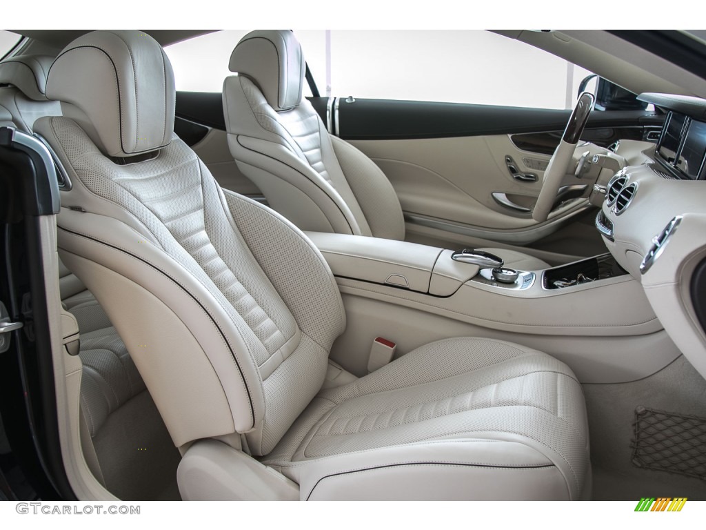 Silk Beige/Espresso Brown Interior 2016 Mercedes-Benz S 550 4Matic Coupe Photo #107473520
