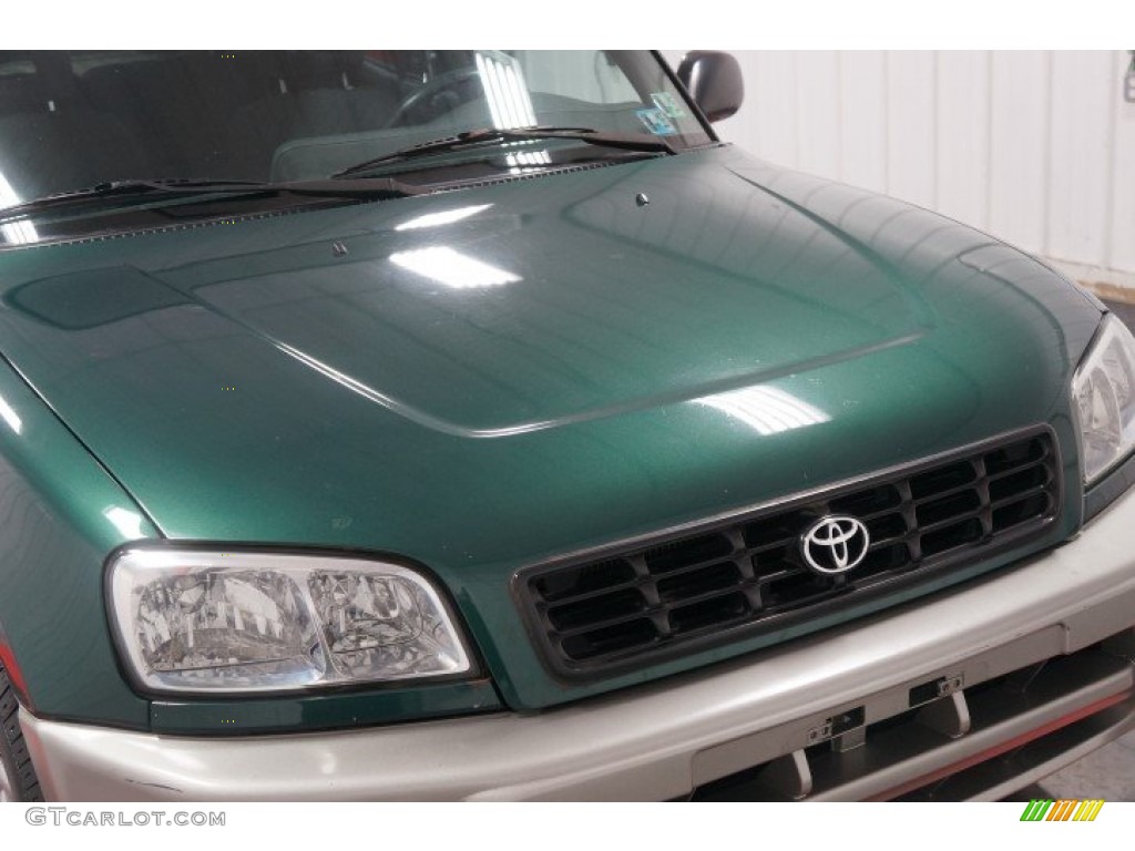 2000 RAV4 4WD - Deep Jewel Green / Gray photo #38