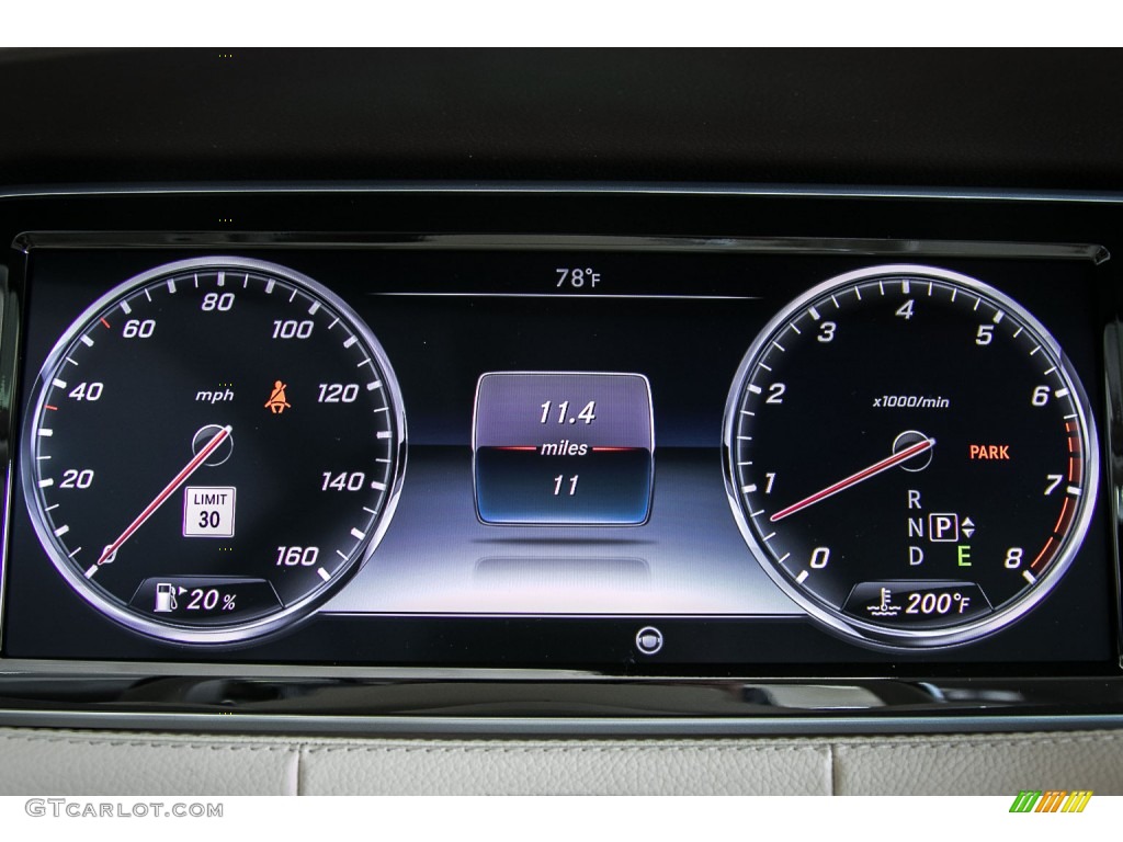 2016 Mercedes-Benz S 550 4Matic Coupe Gauges Photo #107473658