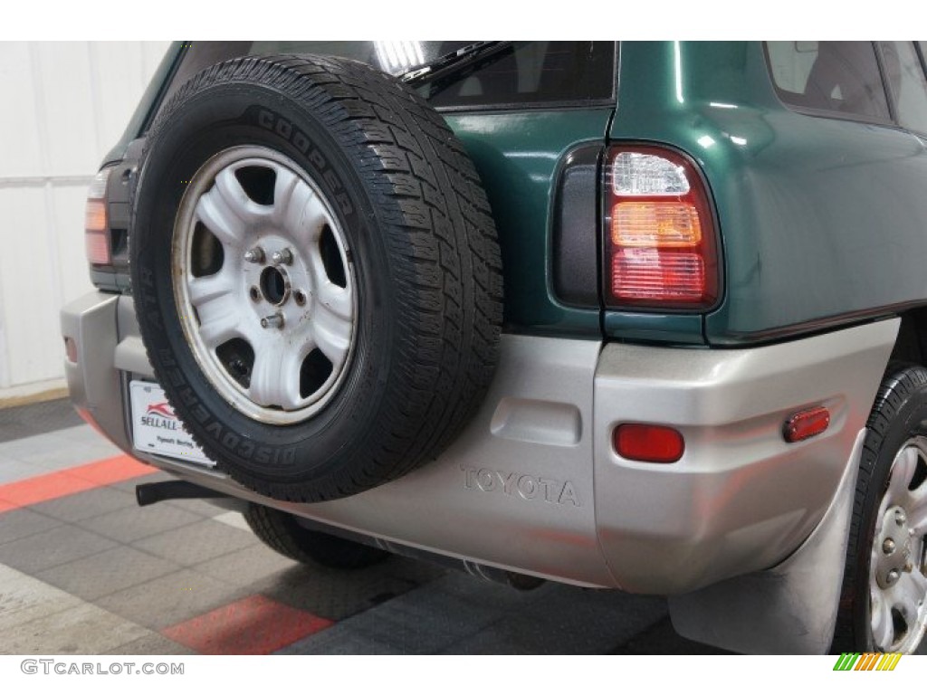 2000 RAV4 4WD - Deep Jewel Green / Gray photo #51